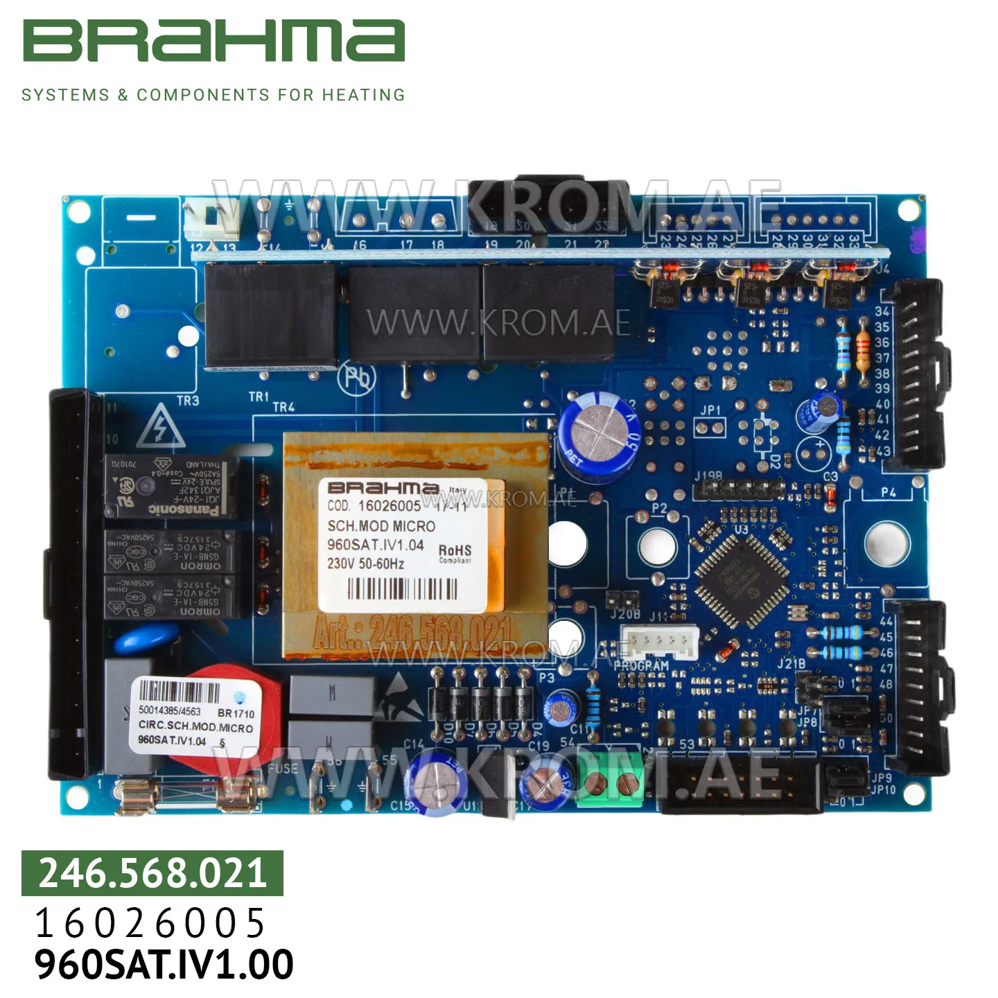 Brahma 16026005 960SAT.IV1.0 PCB (control board)