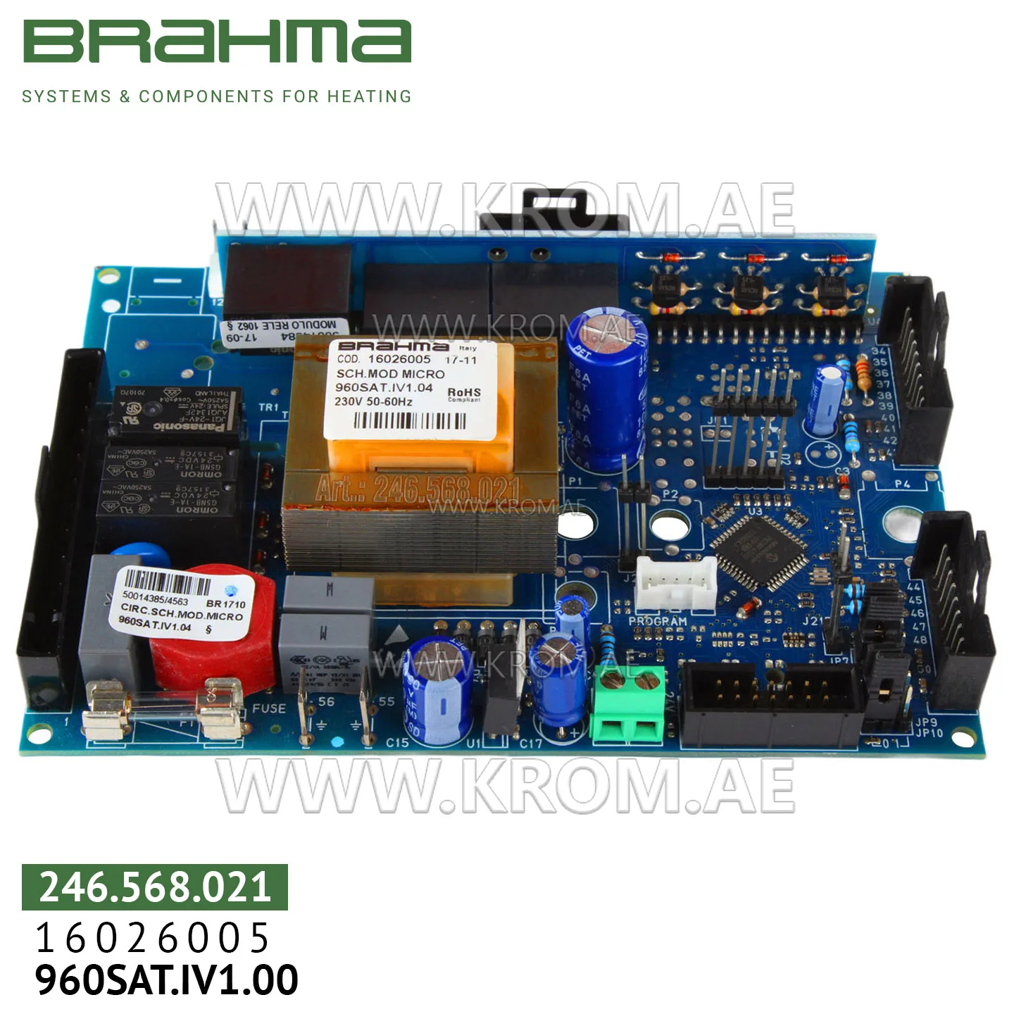 Brahma 16026005 960SAT.IV1.0 PCB (control board)
