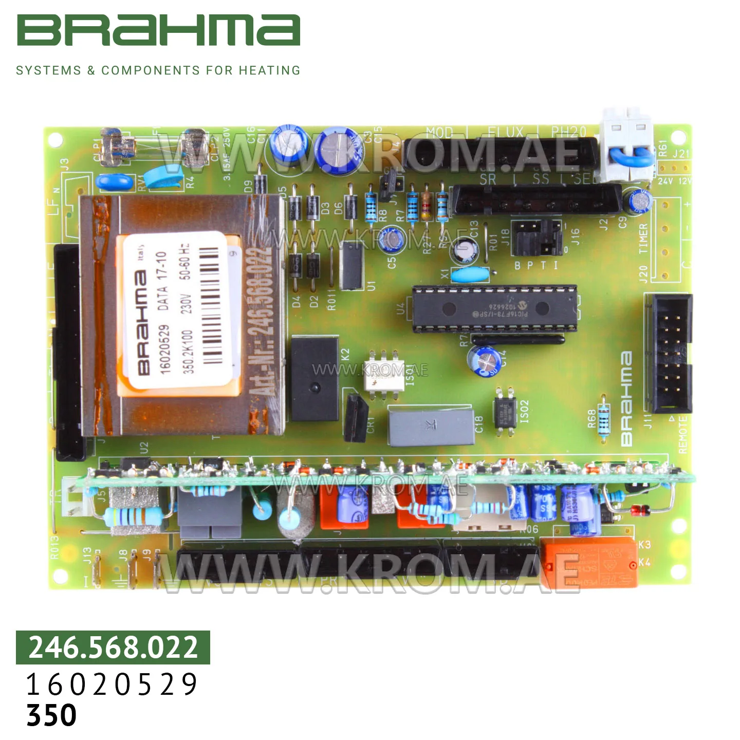Brahma 16020529 350.2K100 PCB (control board)