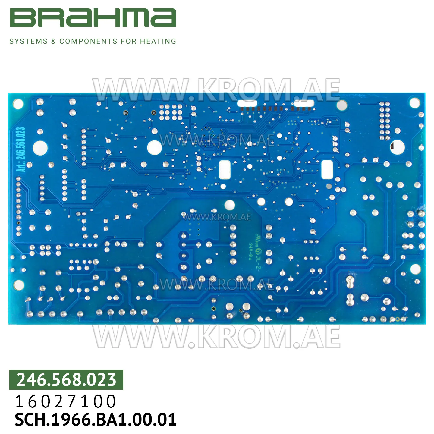 Brahma 16027100 1966.BA1.00.01 PCB (control board)