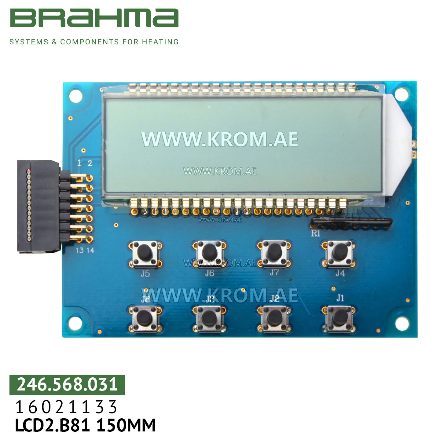 Brahma 16021133 LCD2.B81 150MM end user board
