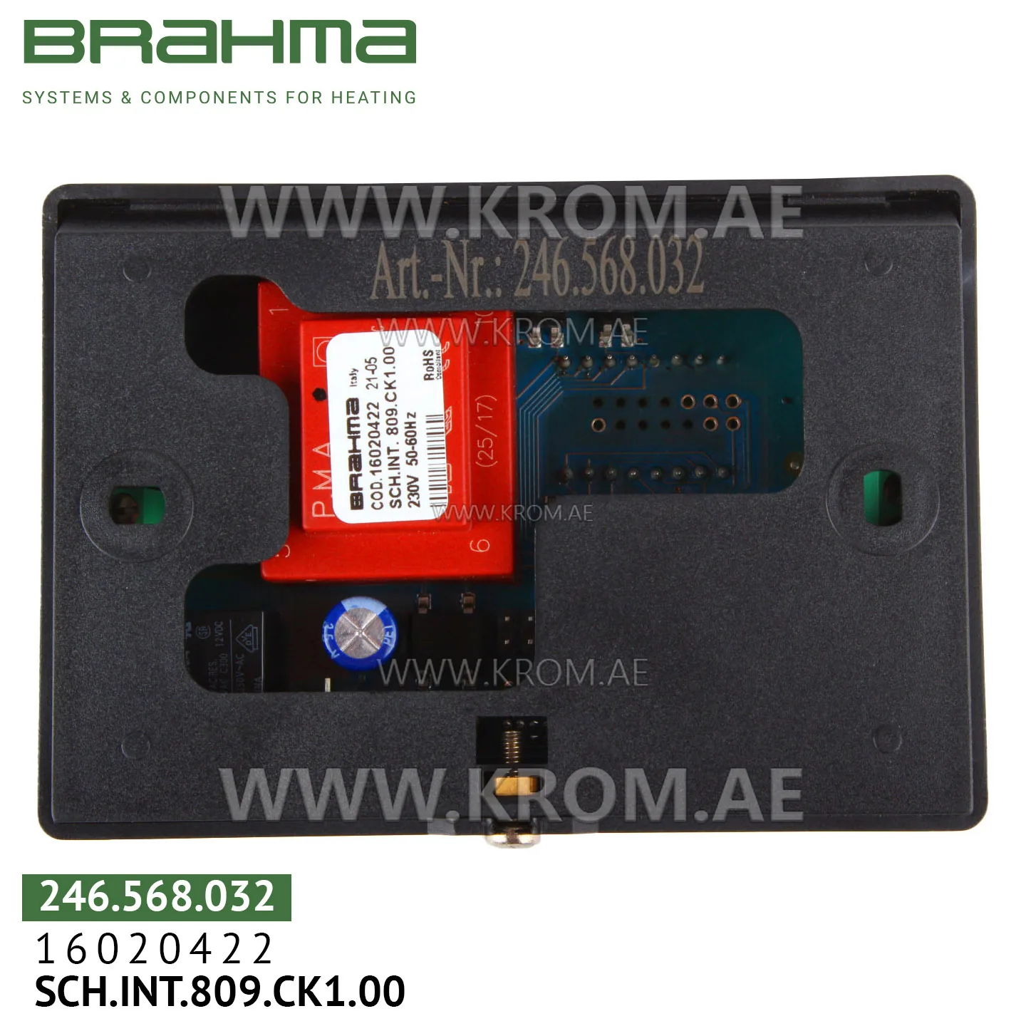 Brahma 16020422 809.CK1.00 PCB (control board)