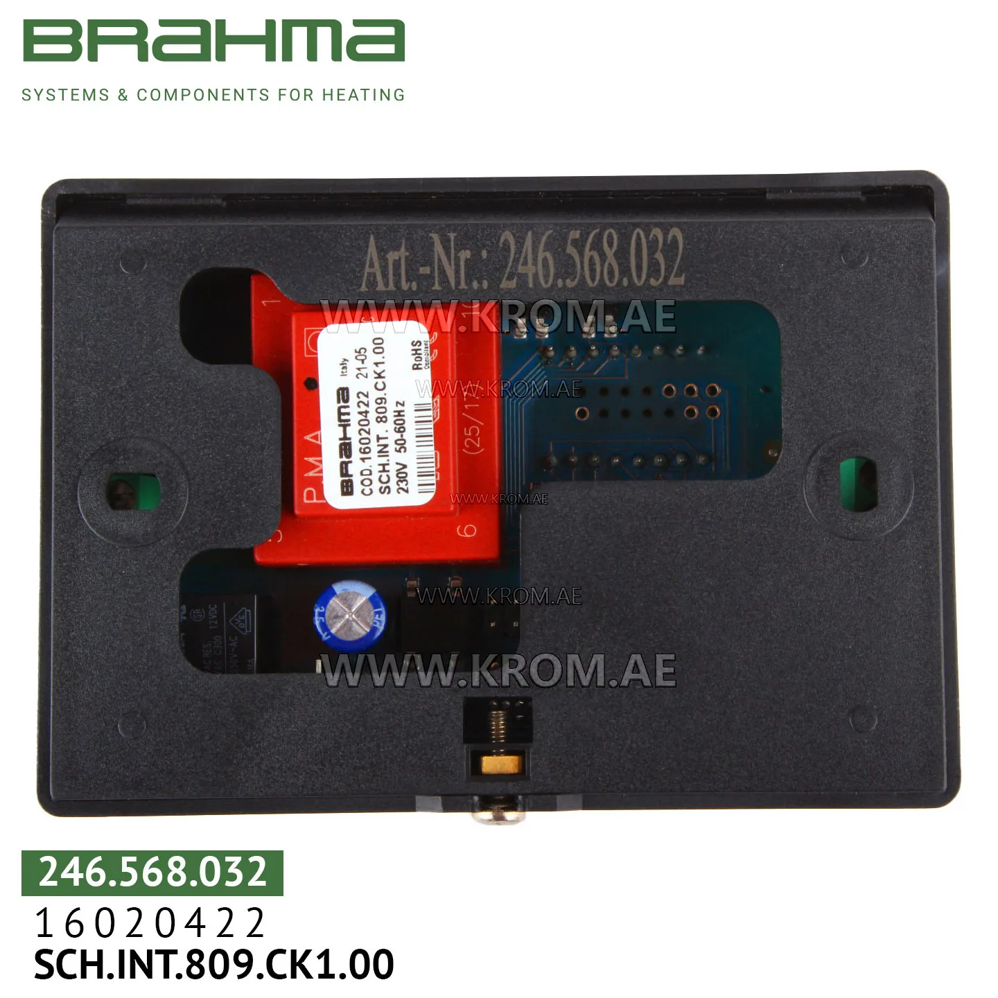 Brahma 16020422 809.CK1.00 PCB (control board)