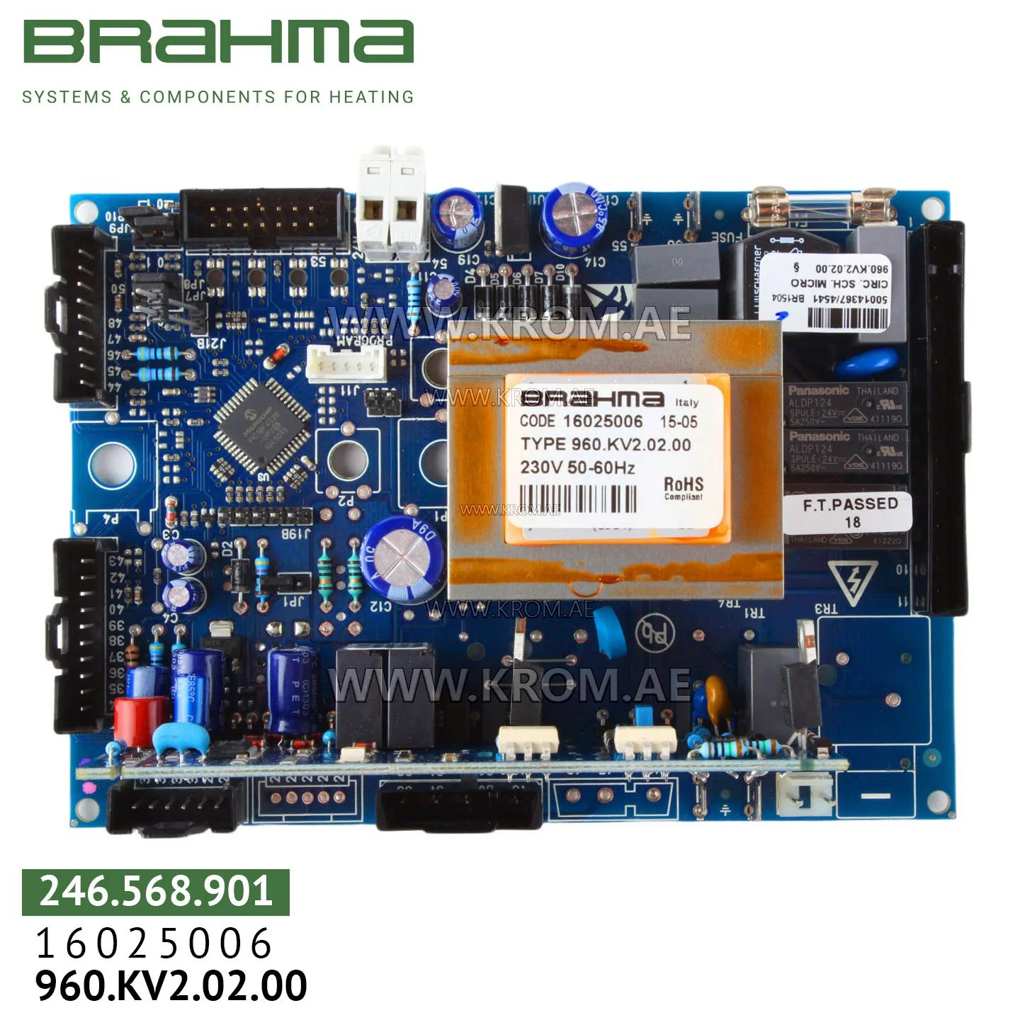 Brahma 16025006 960.KV2.02.00 PCB (control board)