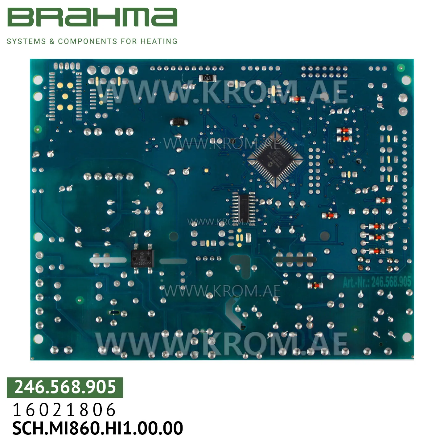 Brahma 16021806 MI860.HI1.00.00 PCB (control board)