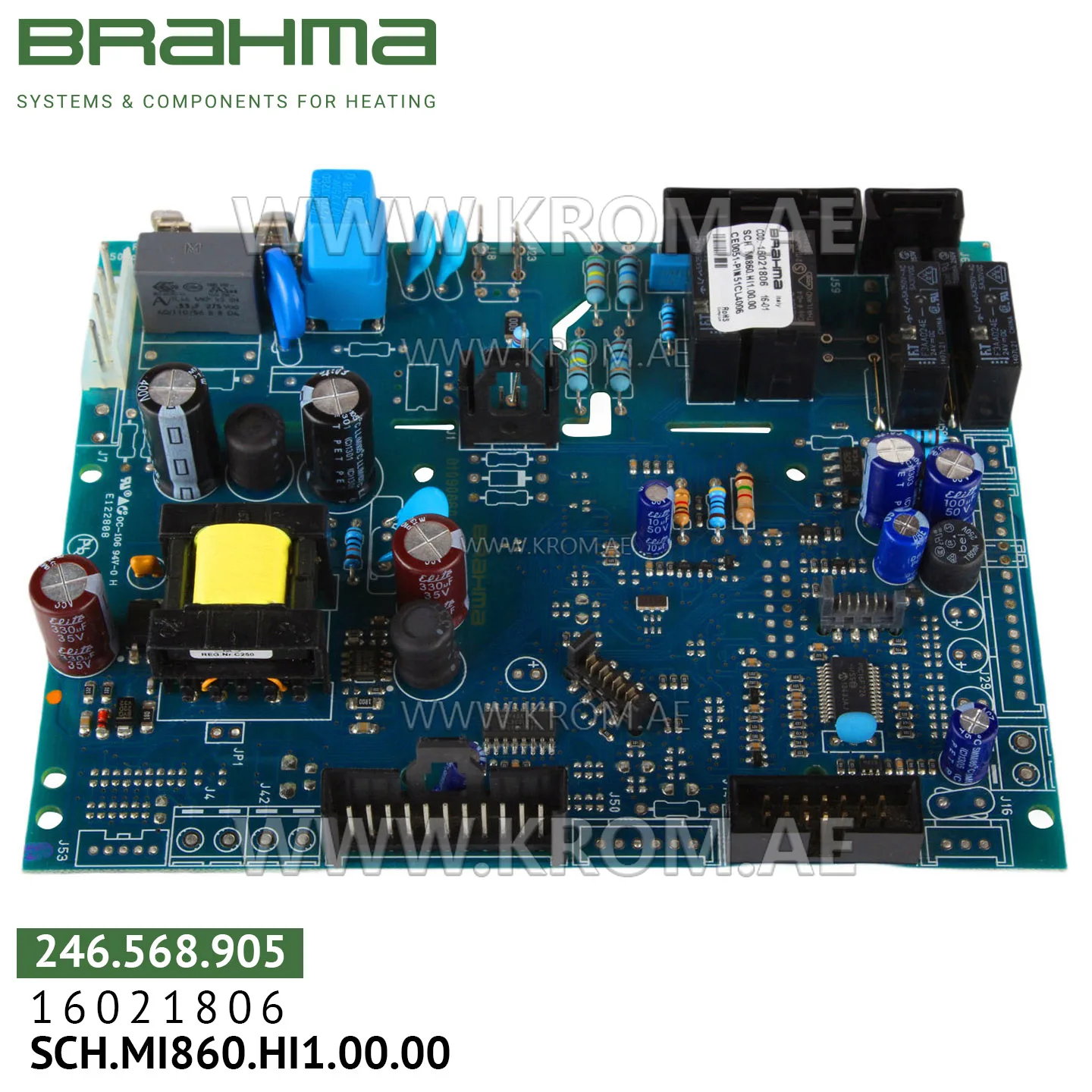 Brahma 16021806 MI860.HI1.00.00 PCB (control board)