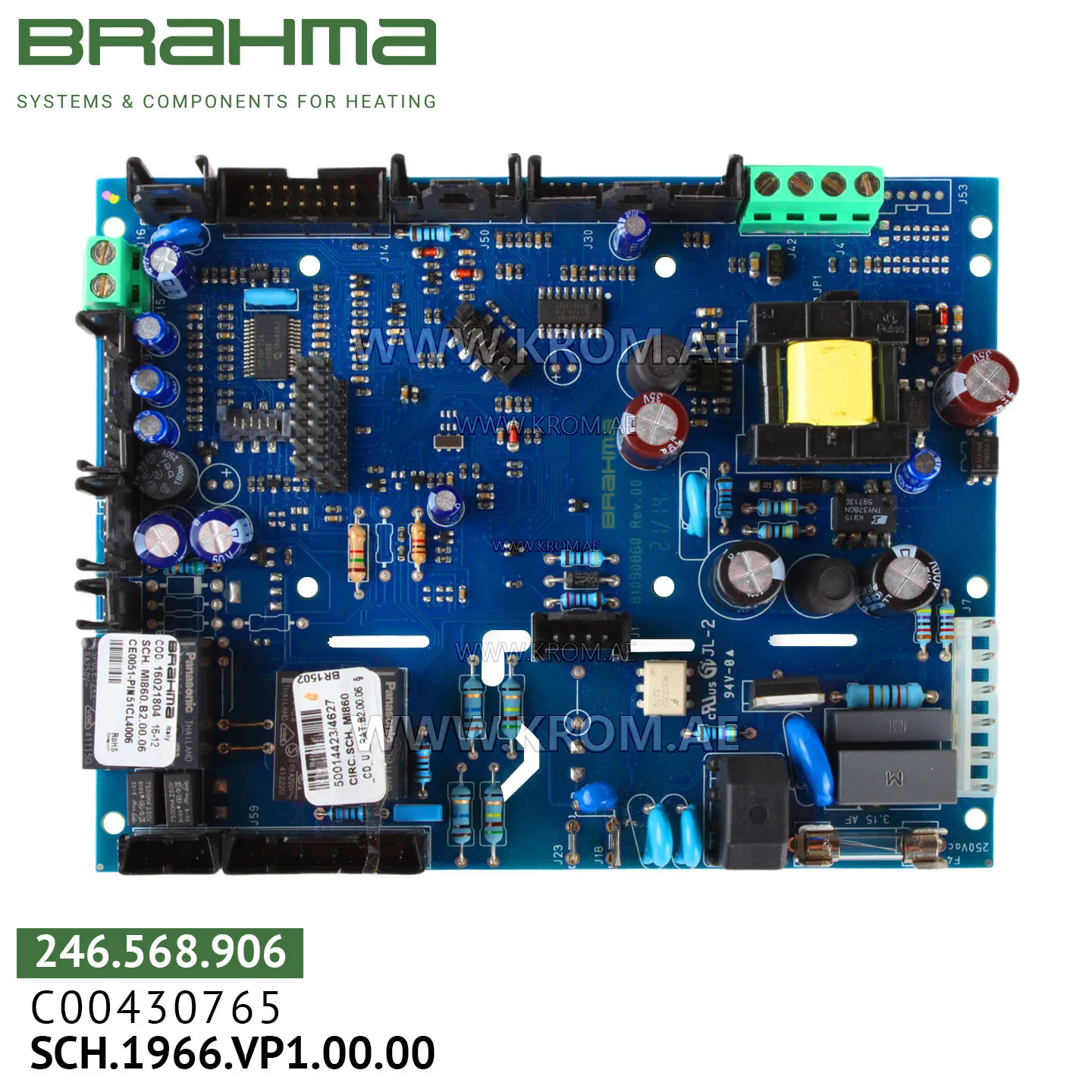 Brahma 16021804 MI860.B2.00.06 PCB (control board)