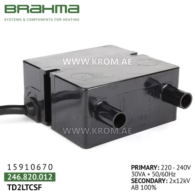 Brahma 15910670 TD2LTCSF ignition transformer