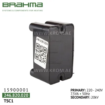 Brahma 15900001 TSC1 ignition transformer