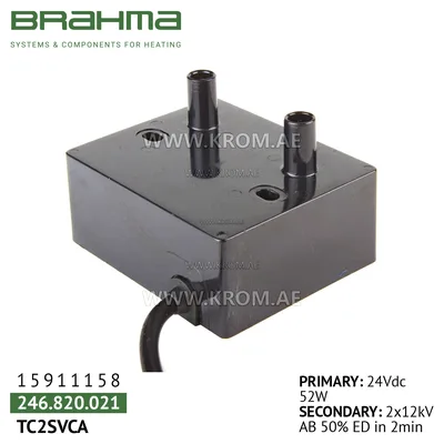 Brahma 15911158 TC2SVCA ignition transformer