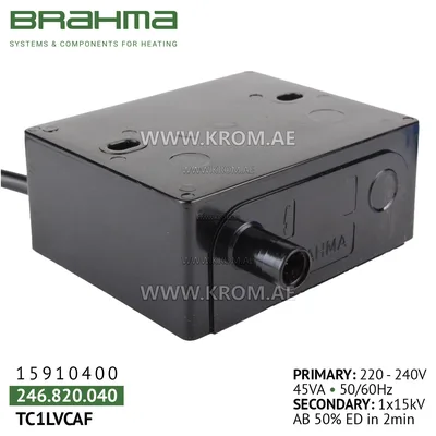 Brahma 15910400 TC1LVCAF ignition transformer