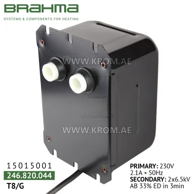 Brahma 15015001 T8/G ignition transformer