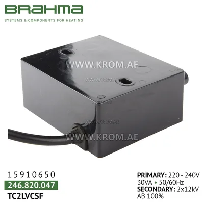 Brahma 15910650 TC2LVCSF ignition transformer