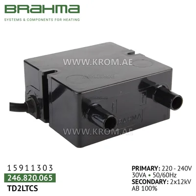 Brahma 15911303 TD2LTCS ignition transformer