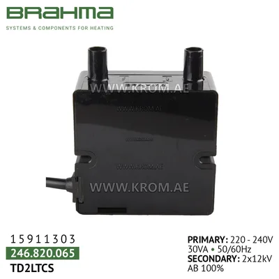 Brahma 15911303 TD2LTCS ignition transformer