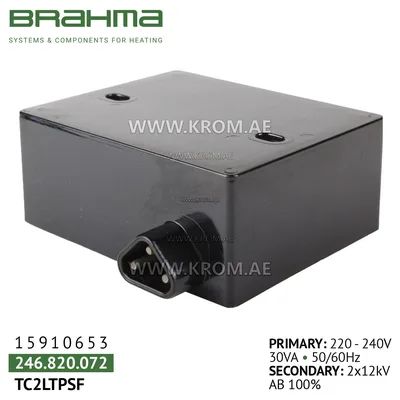 Brahma 15910653 TC2LTPSF ignition transformer