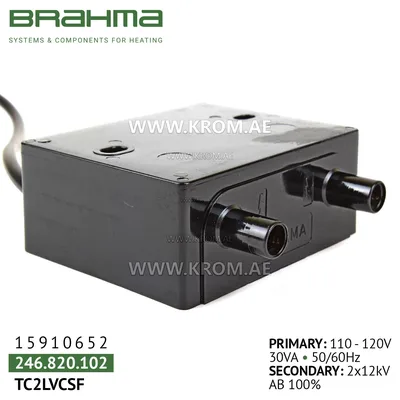 Brahma 15910652 TC2LVCSF ignition transformer