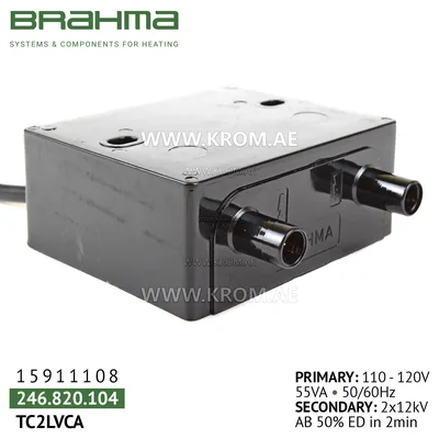 Brahma 15911108 TC2LVCA ignition transformer