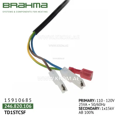 Brahma 15910685 TD1STCSF ignition transformer