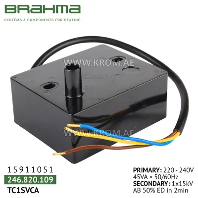 Brahma 15911051 TC1SVCA ignition transformer