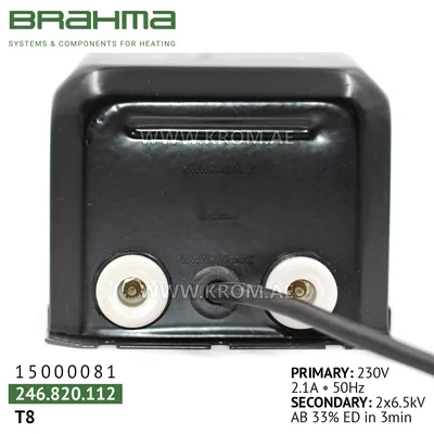 Brahma 15000081 T8 ignition transformer