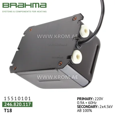 Brahma 15510101 T18 ignition transformer
