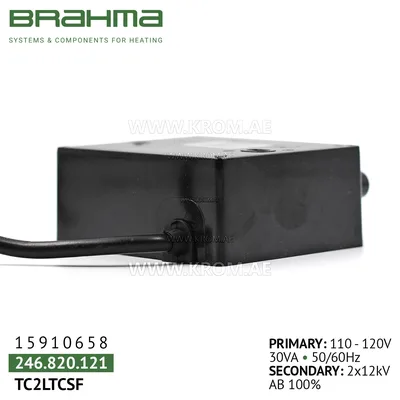 Brahma 15910658 TC2LTCSF 110-120V ignition transformer