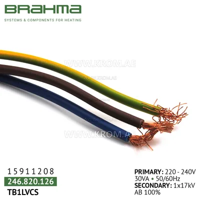 Brahma 15911208 TB1LVCS ignition transformer