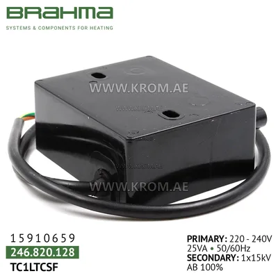 Brahma 15910659 TC1LTCSF ignition transformer