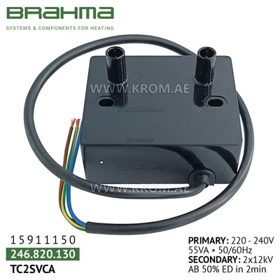 Brahma 15911150 TC2SVCA ignition transformer