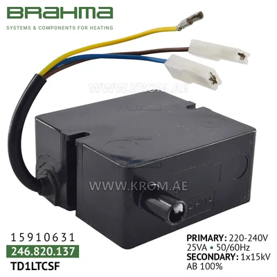 Brahma 15910631 TD1LTCSF ignition transformer