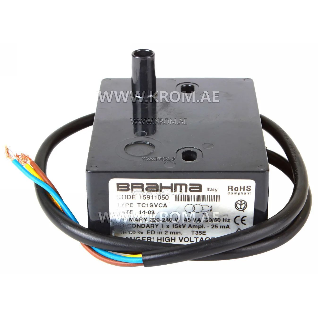 Brahma 15911050 TC1SVCA ignition transformer