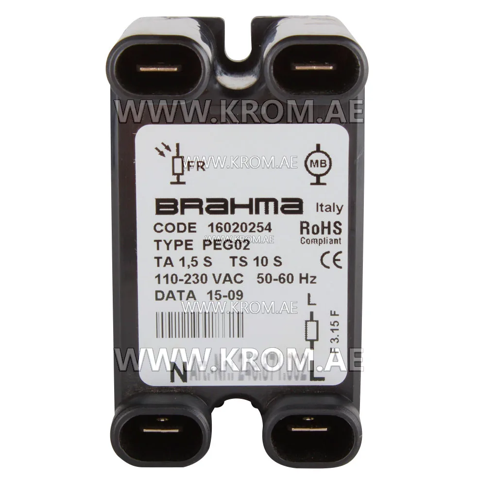 Brahma 16020254 PEG02 flame control