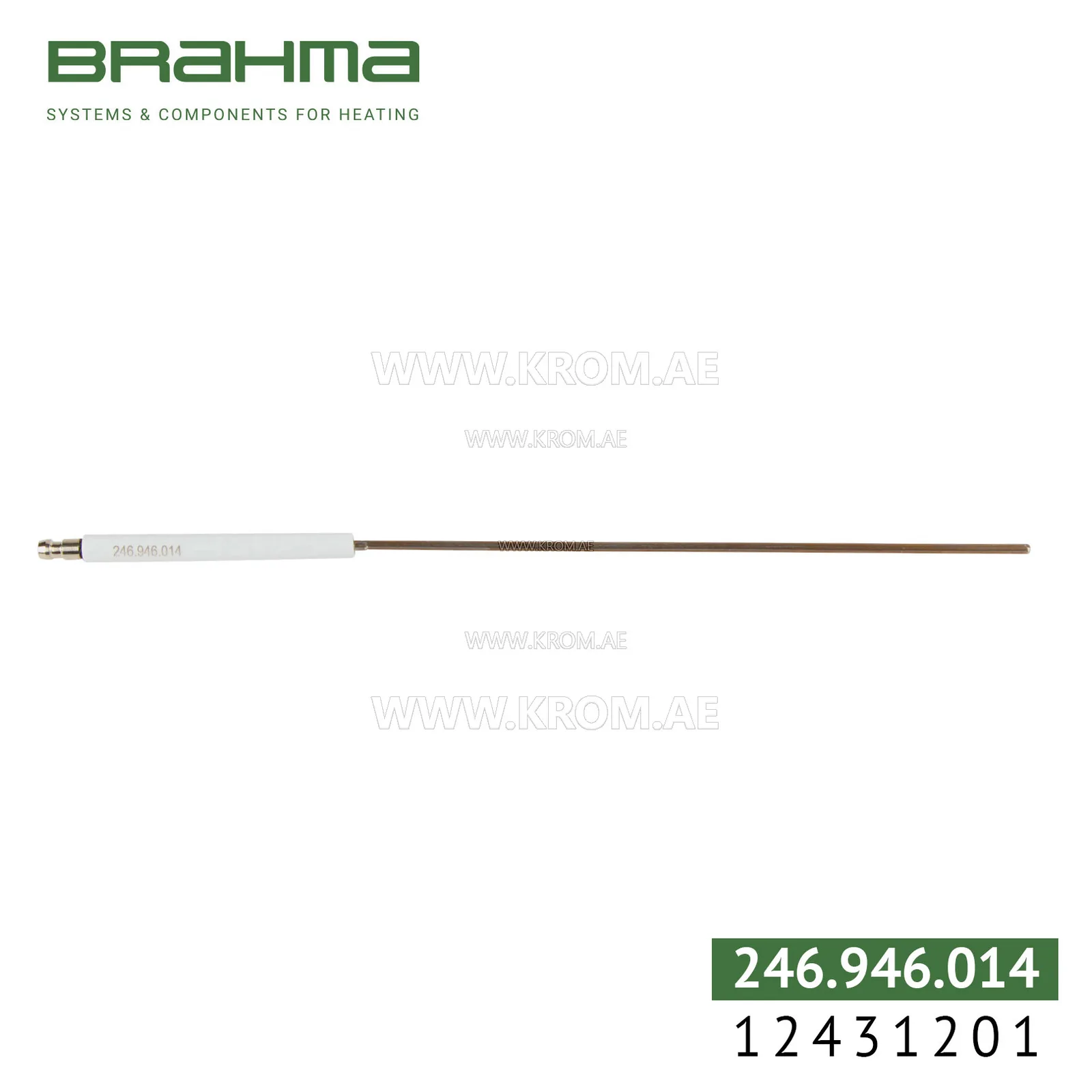 Brahma 12431201 K3,0 ALV 8-80.200 electrode