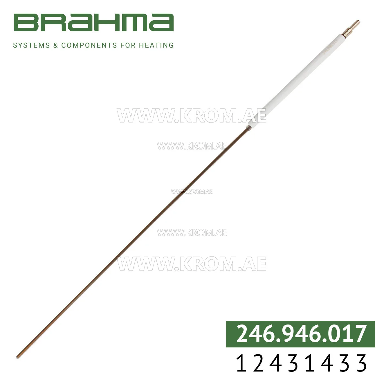 Brahma 12431433 K3,0 8-120. T4 300 electrode