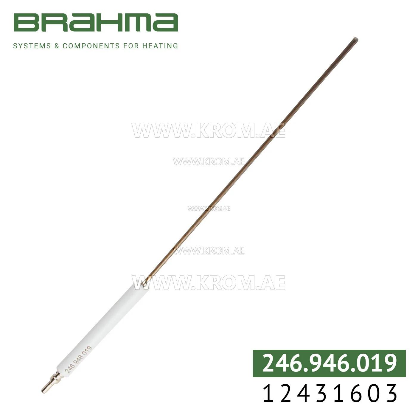 Brahma 12431603 K3,0 ALV 10-84. T4 200 electrode