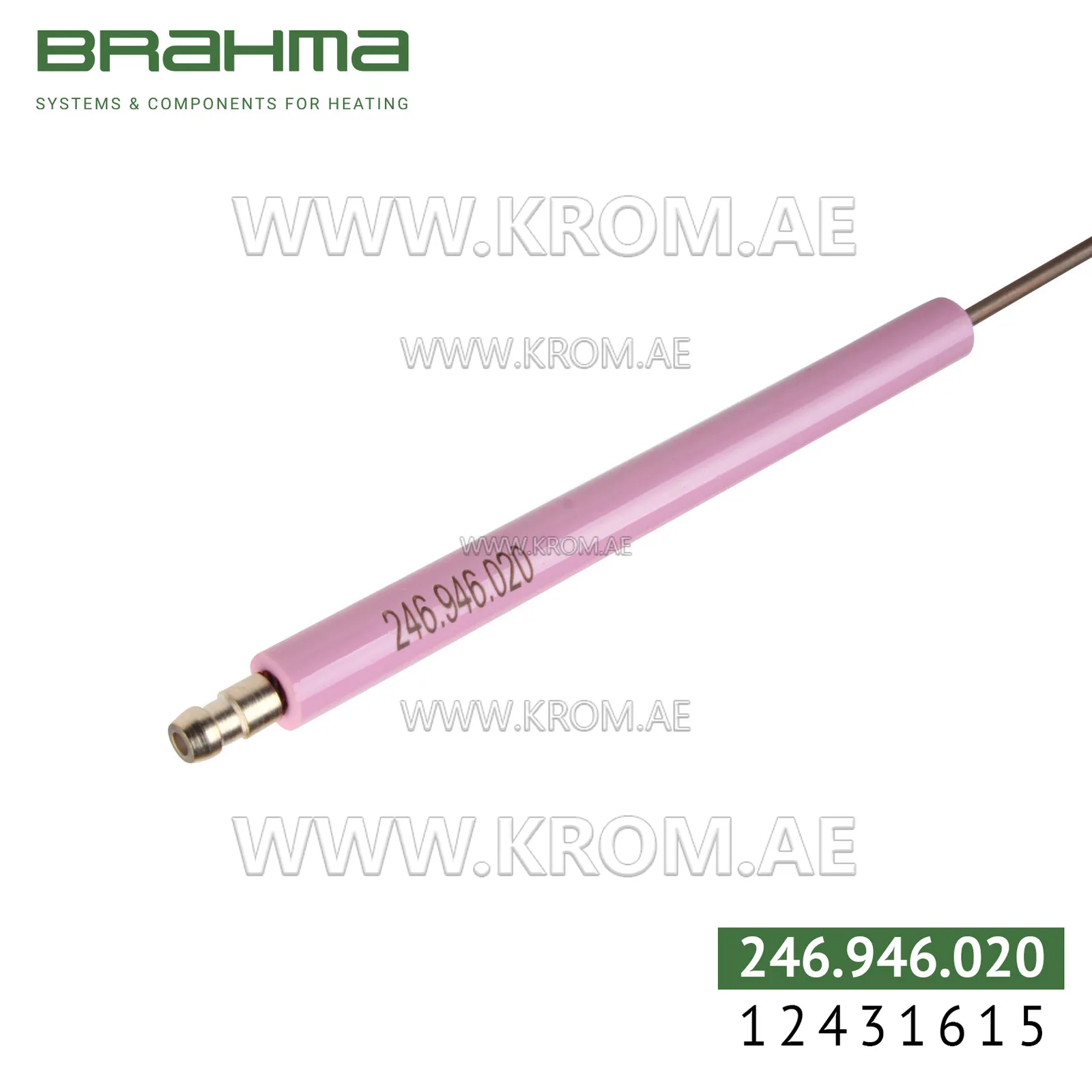 Brahma 12431615 K3,0 ALV 10-120. 300 electrode