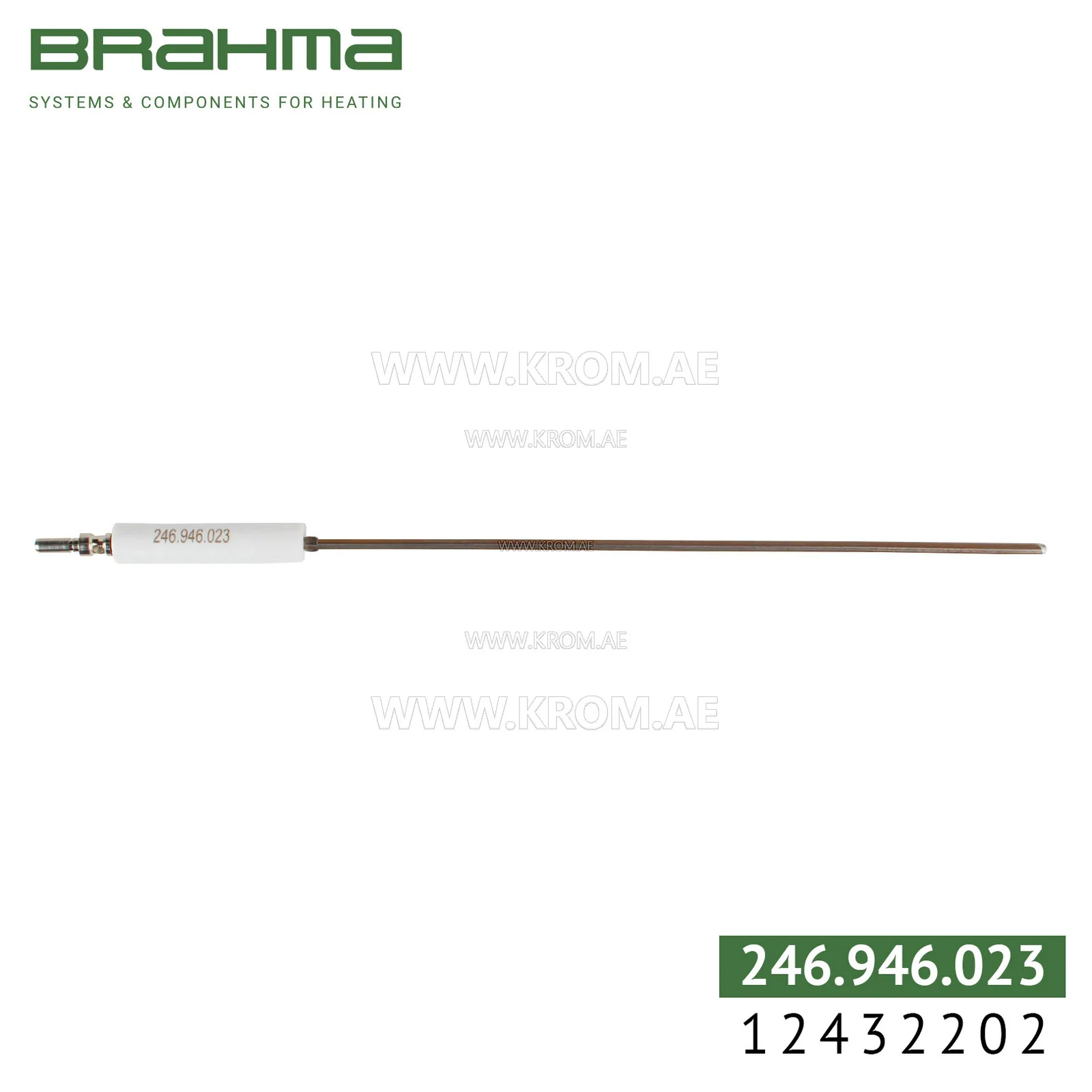 Brahma 12432202 K3,0 ALV 11-50. T4 200 electrode