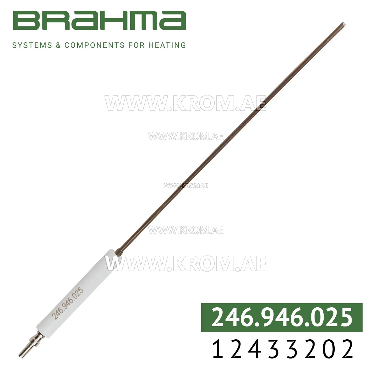 Brahma 12433202 K3,0 ALV 11-67. T4 200 electrode