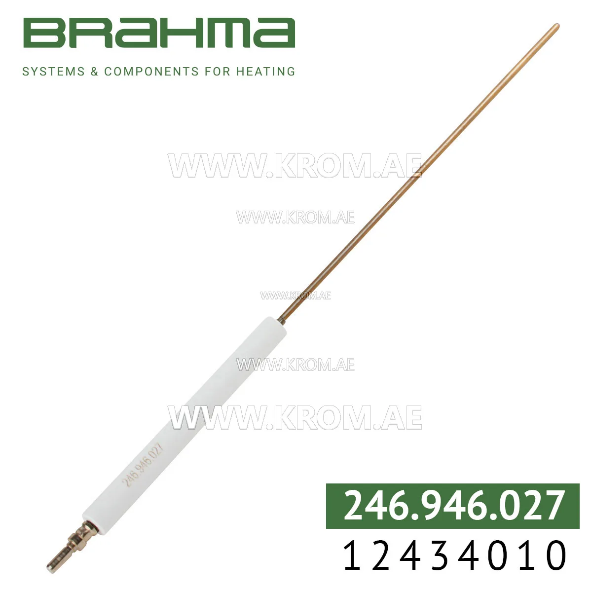 Brahma 12434010 K3,0 ALV 11-102. T4 200 electrode