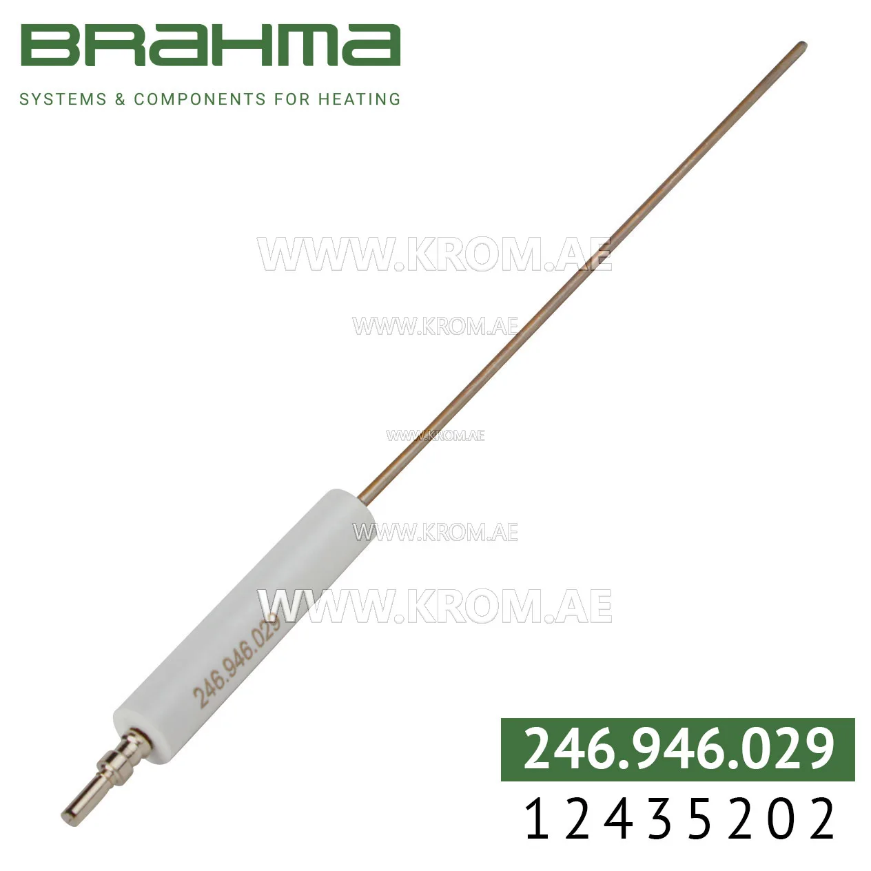 Brahma 12435202 K3,0 ALV 14-67. T4 200 electrode