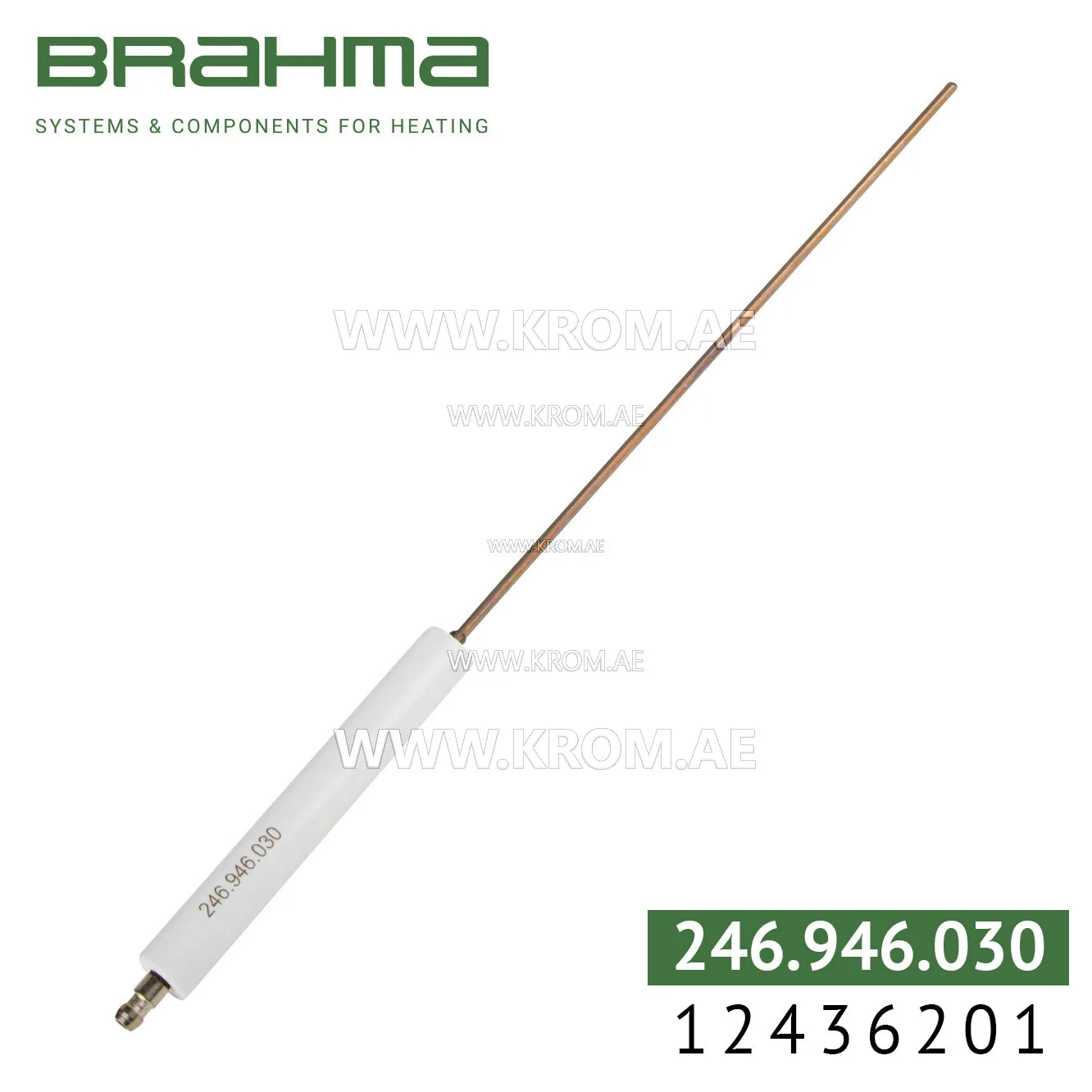 Brahma 12436201 K3,0 ALV 14-102.200 electrode