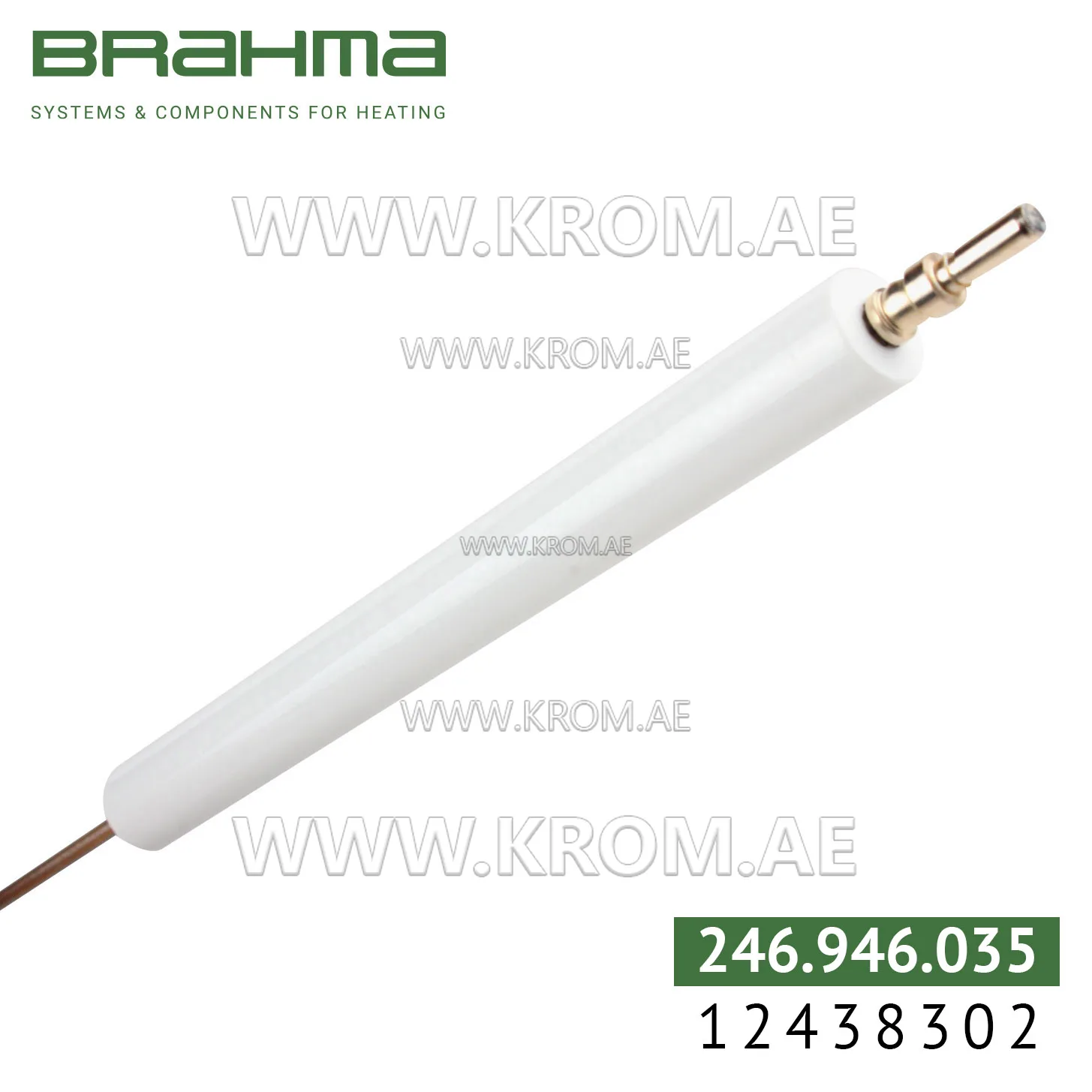 Brahma 12438302 K3,0 ALV 14-152. T4 300 electrode