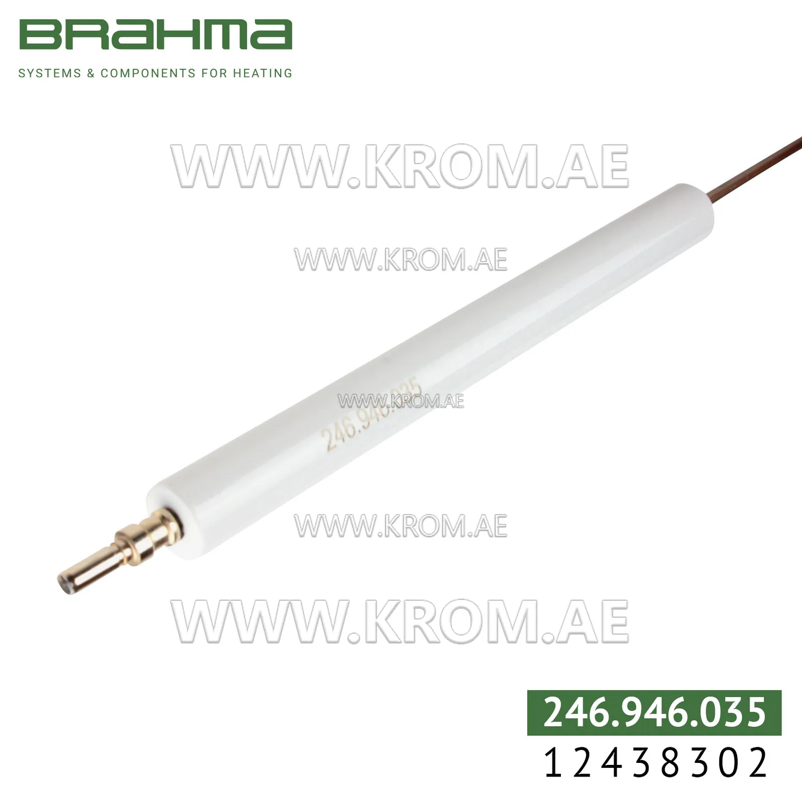 Brahma 12438302 K3,0 ALV 14-152. T4 300 electrode
