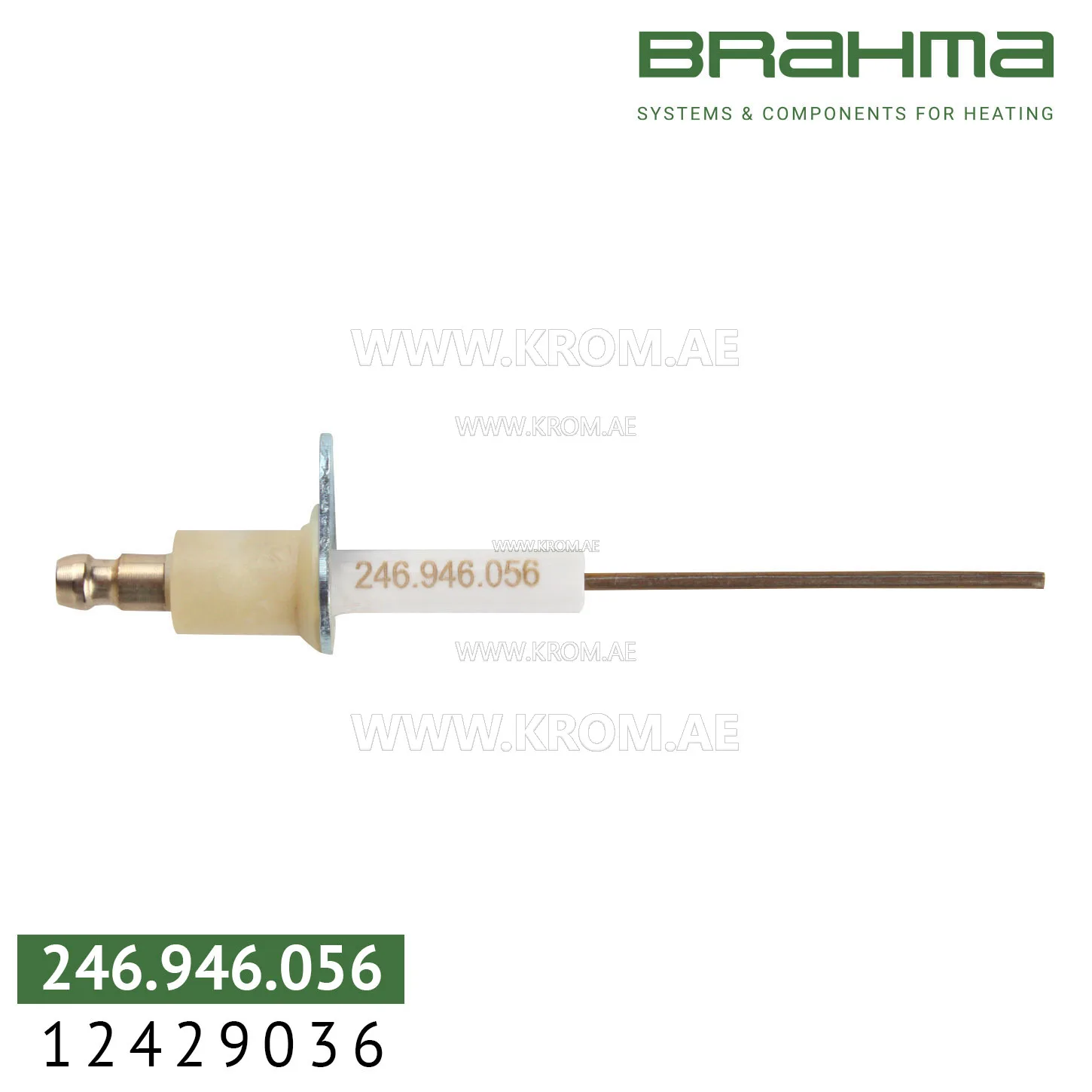 Brahma 12429036 RS27T6 50 electrode