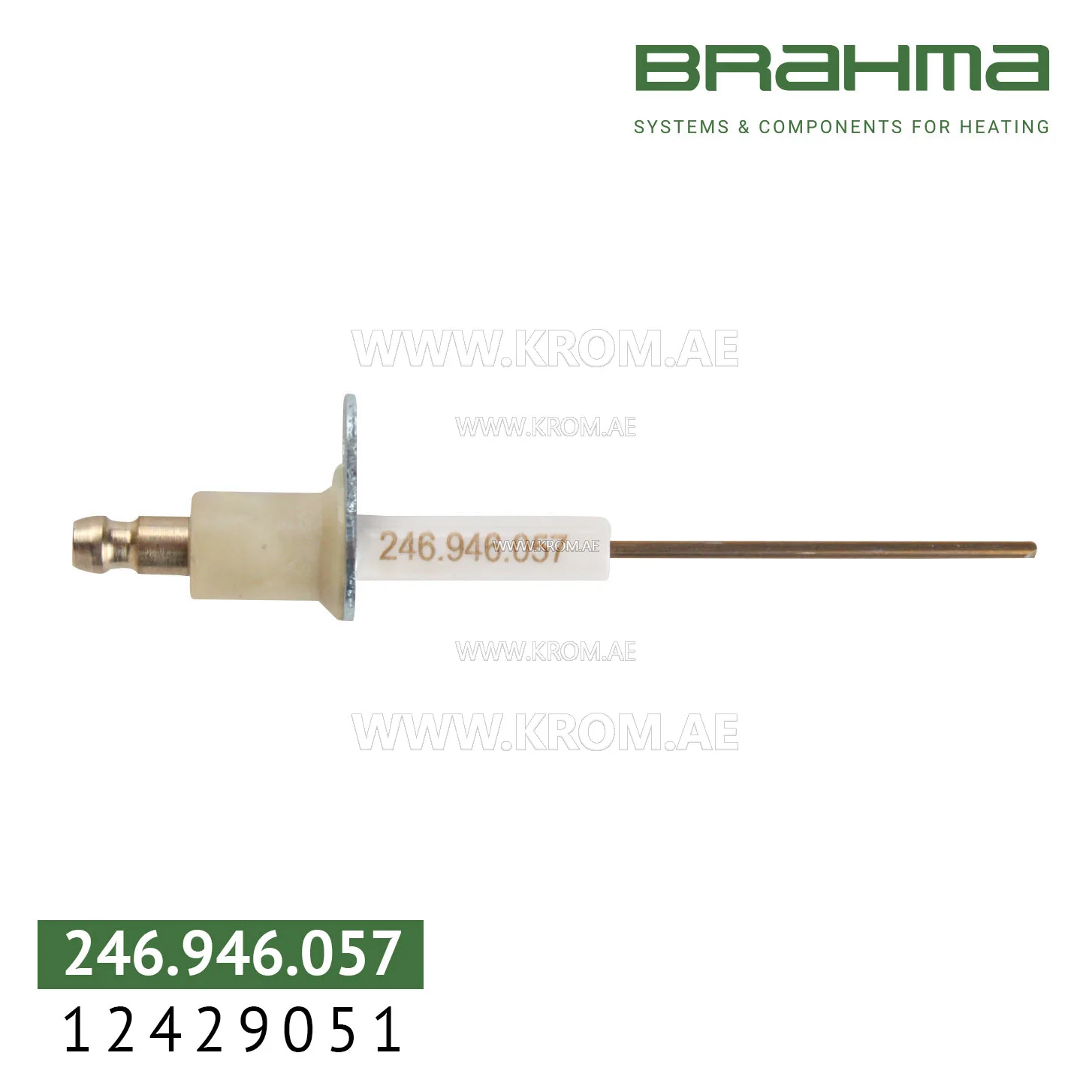Brahma 12429051 RS27T6 46 electrode