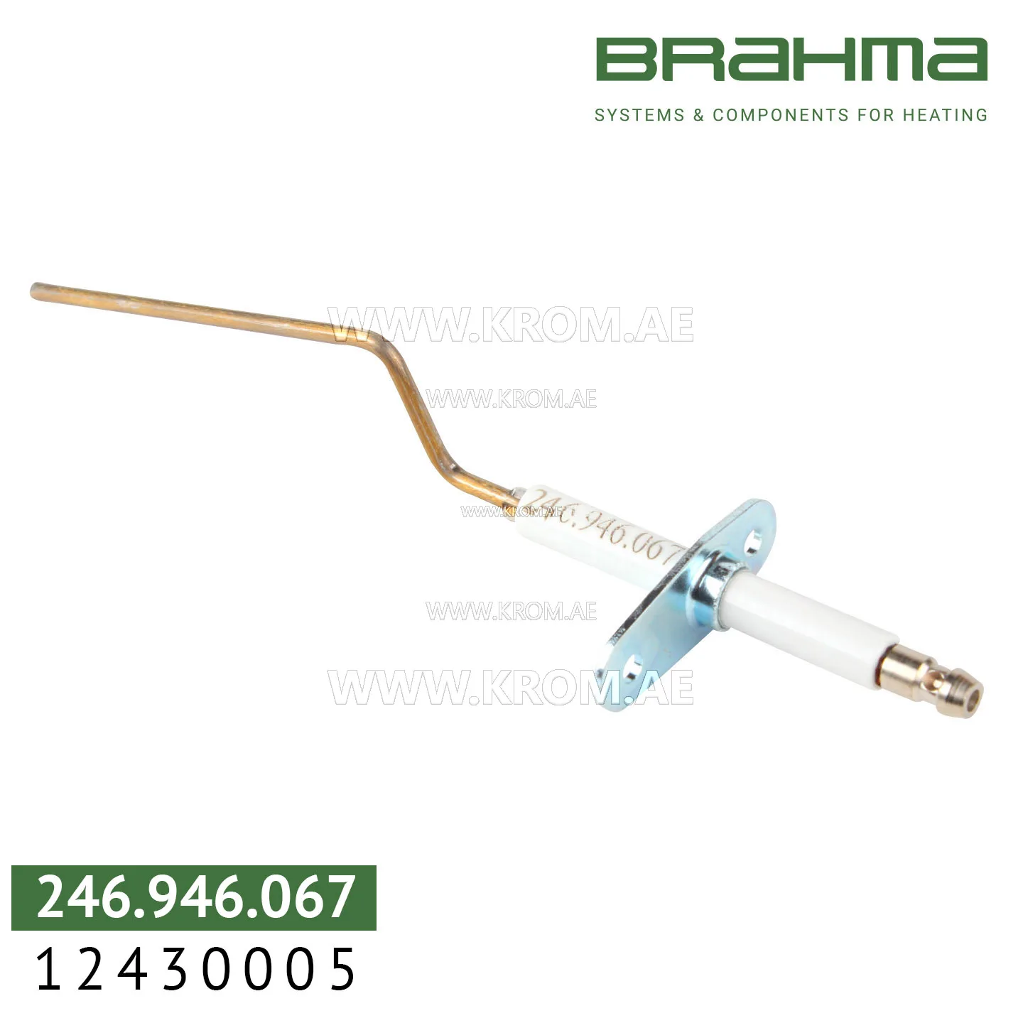 Brahma 12430005 K3,0 S2ALV 8-60. P electrode
