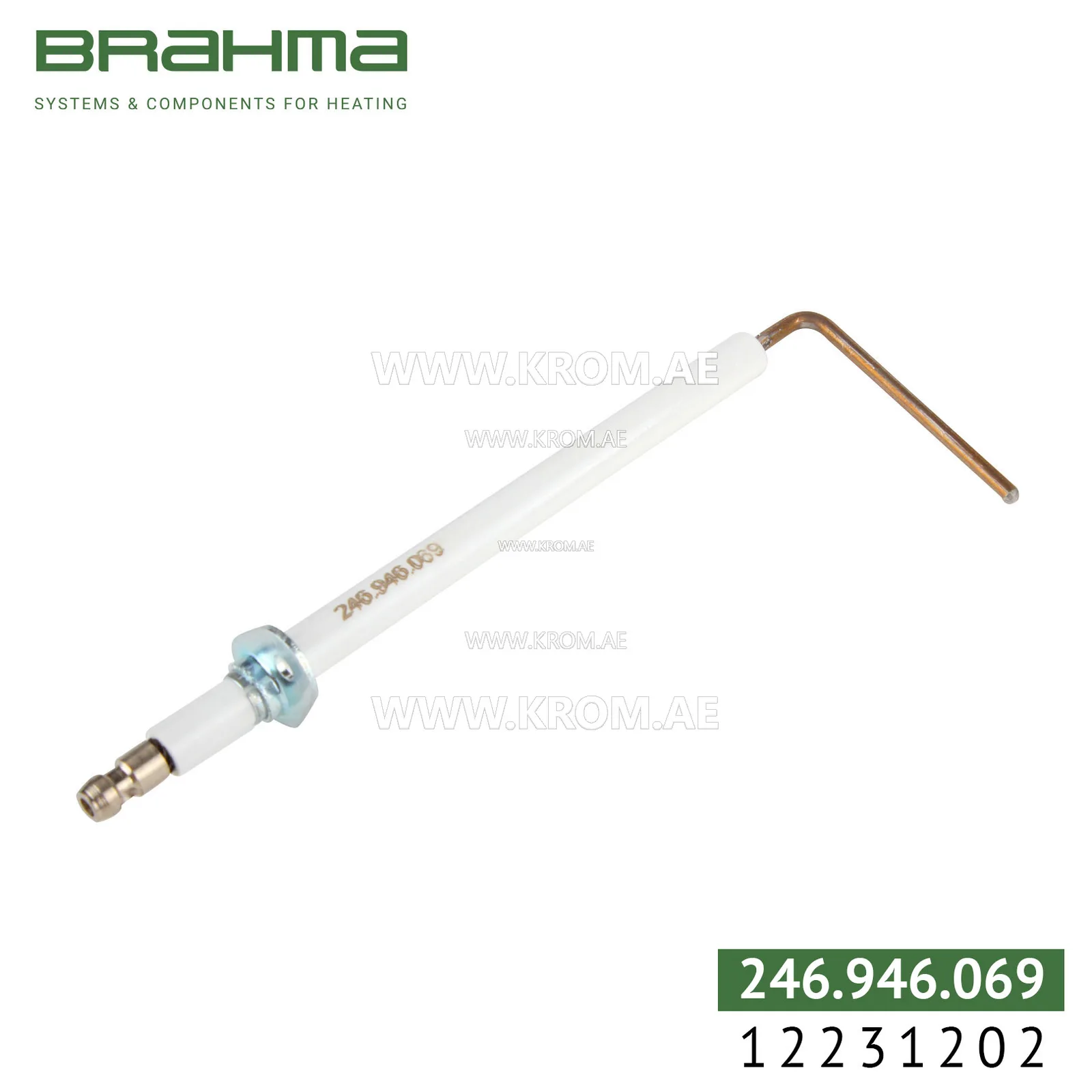Brahma 12231202 K3,0 SALV A8-120 P1 electrode