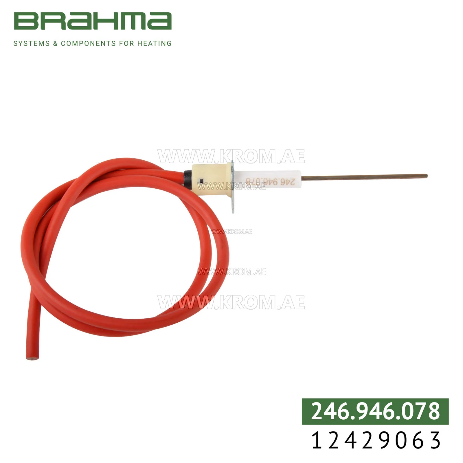 Brahma 12429063 RS25C FC60 565MM G electrode