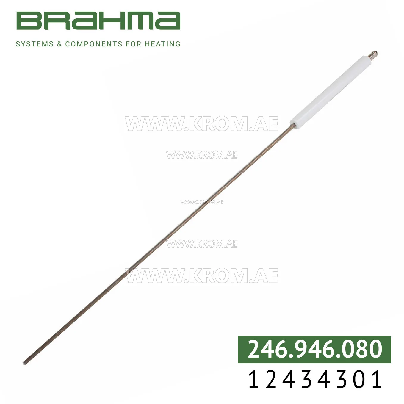 Brahma 12434301 K3,0 ALV 11-102.300 electrode